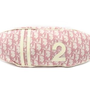 Dior Trotter Pink Waist Pouch Pink, Cream and White